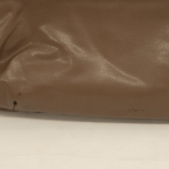 Vintage 70s Tan Brown Clutch Foldover Large Convertible Cross Body Shoulder Bag - Picture 11 of 15